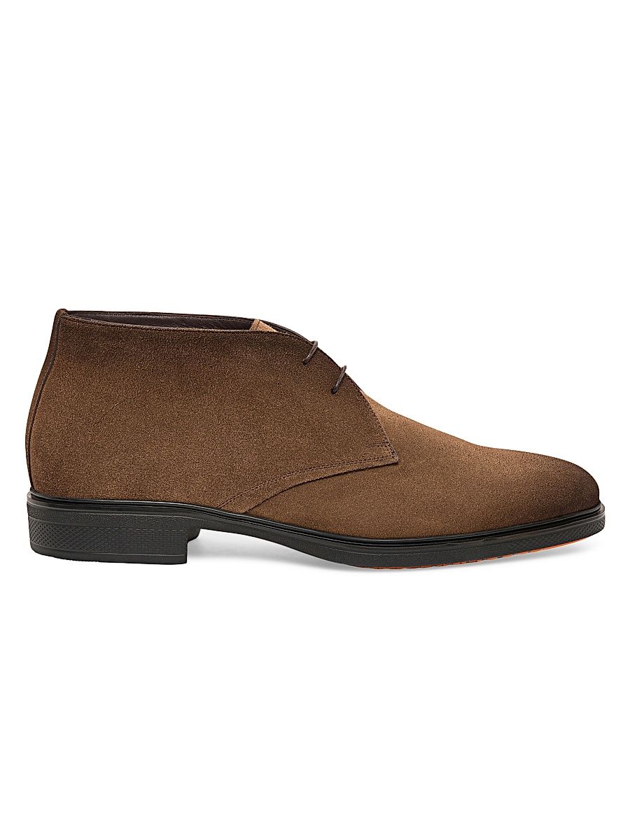 Men's Easy Burnished Suede Chukka Boots - Brown - Size 7.5