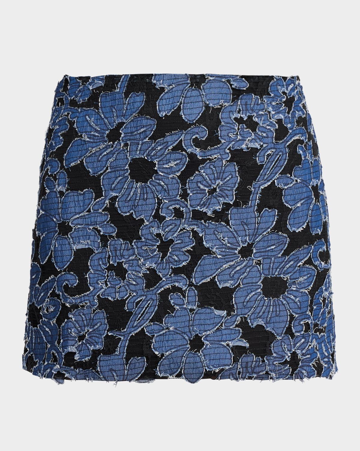 Adrienne Floral Lace Mini Skirt