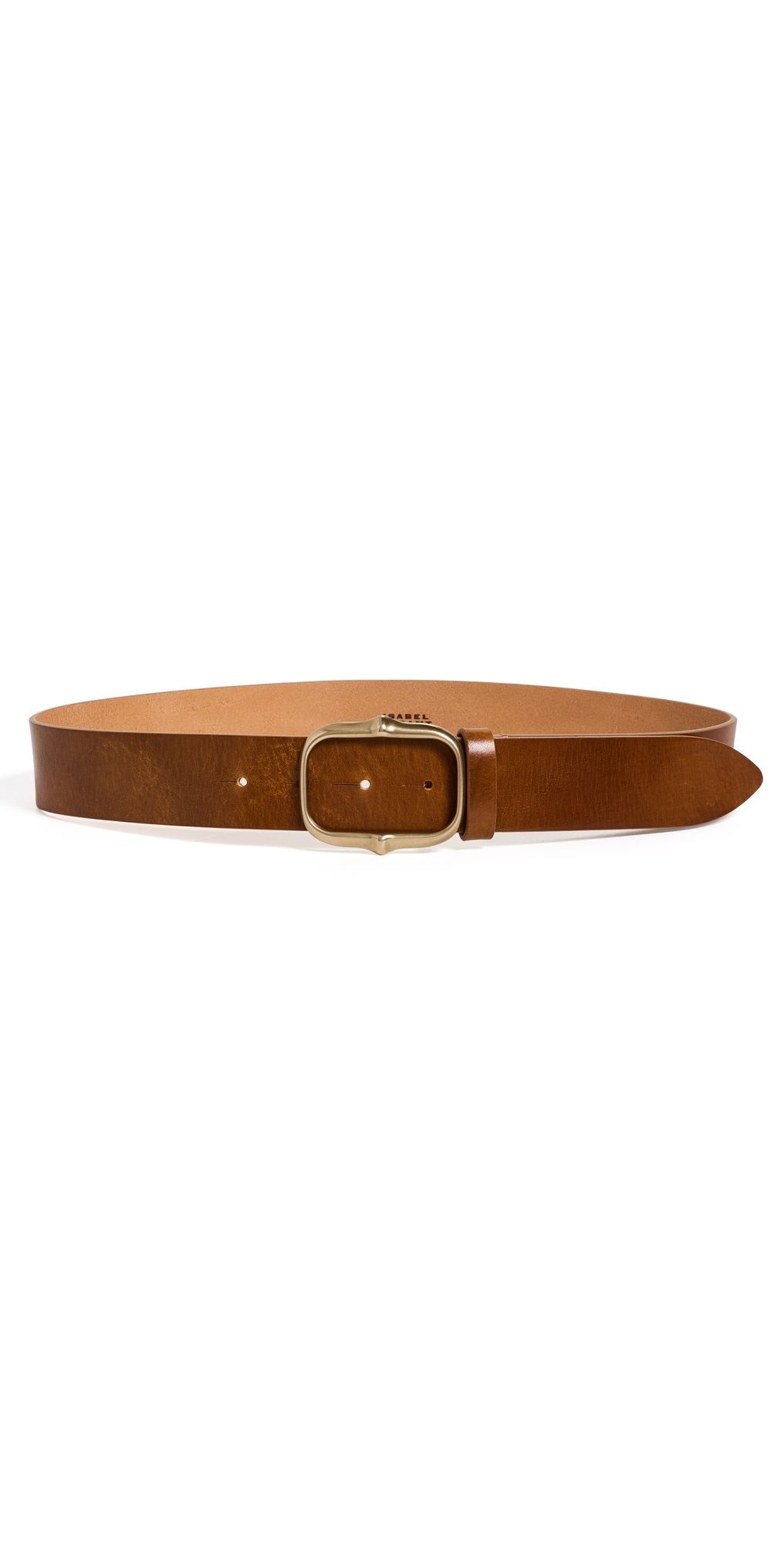 Isabel Marant Holis Leather Belt Amber 90