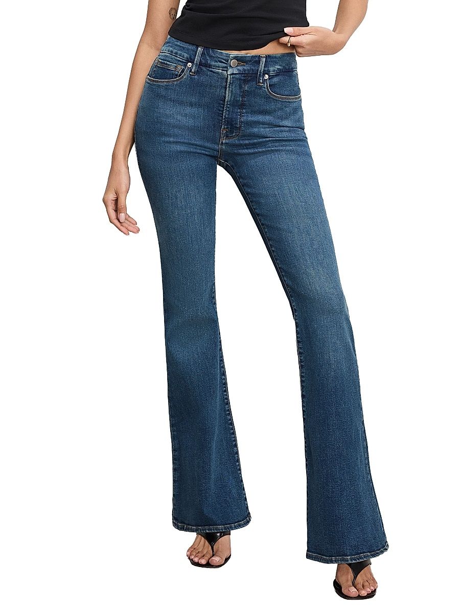 Women's Good Legs High-Rise Flare Jeans - Blue - Size 6