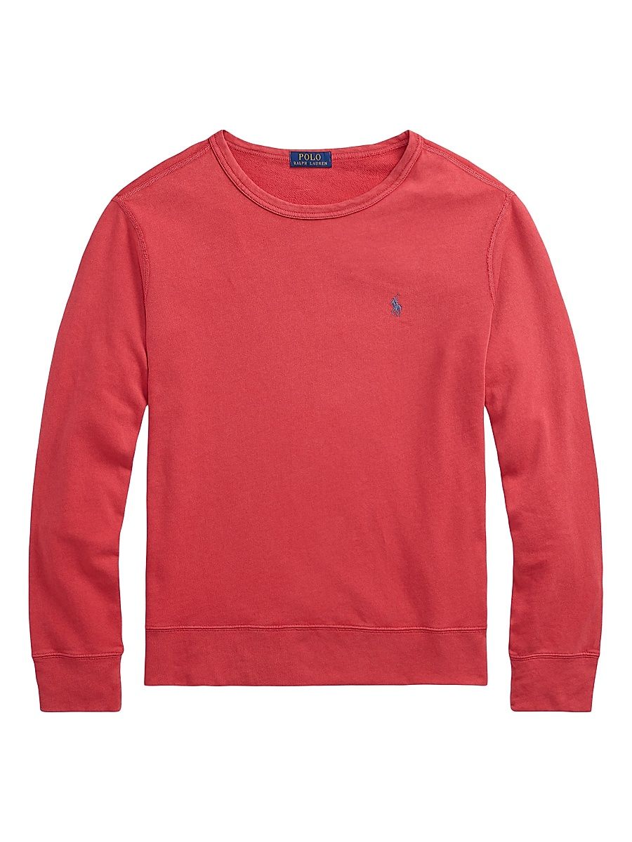 Men's Cotton Crewneck Sweater - Spring Red - Size XXL