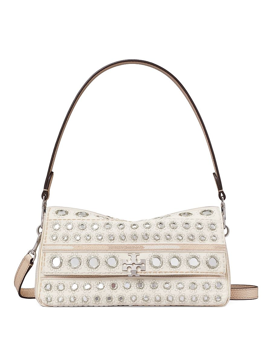 Women's Charlie Small Embellished Shoulder Bag - New Ivory