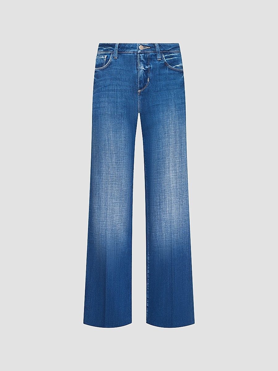 Women's Scottie High-Rise Wide-Leg Jeans - Hasting - Size 32