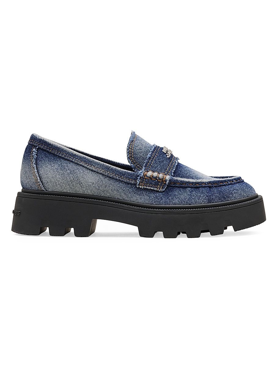 Women's The Faded Denim Frankie Loafers - Faded Vintage Indigo - Size 7