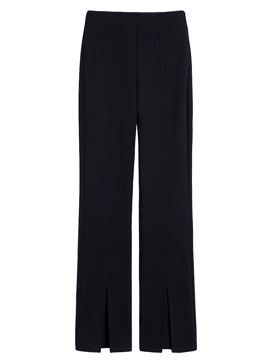 Women's Gabardine and Jersey Trousers - Ultramarine - Size XL