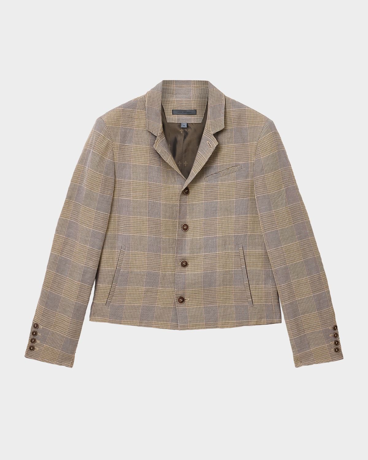 Men & apos;s Torino Check Single-Breasted Sport Coat