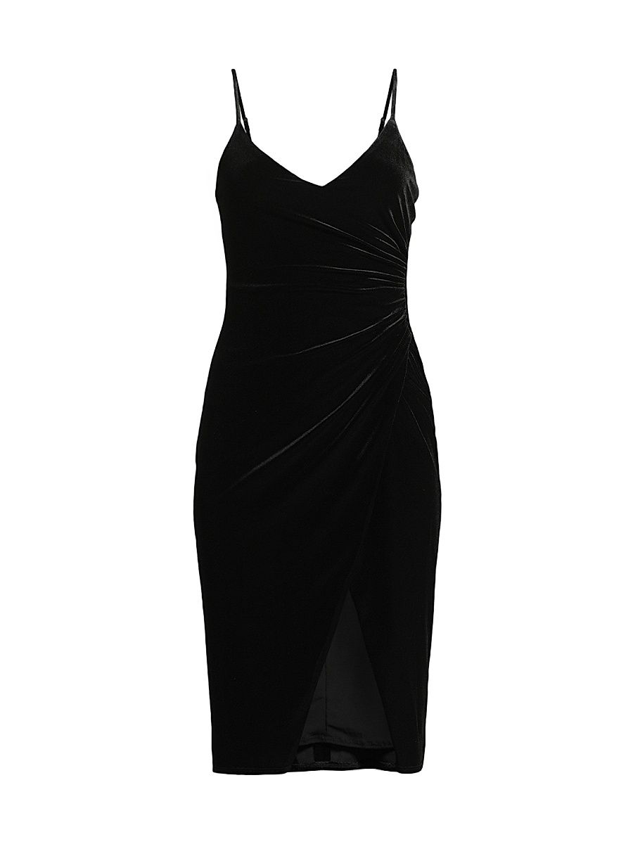 Women's Bowery Spaghetti Strap Sheath Dress - Black - Size 14