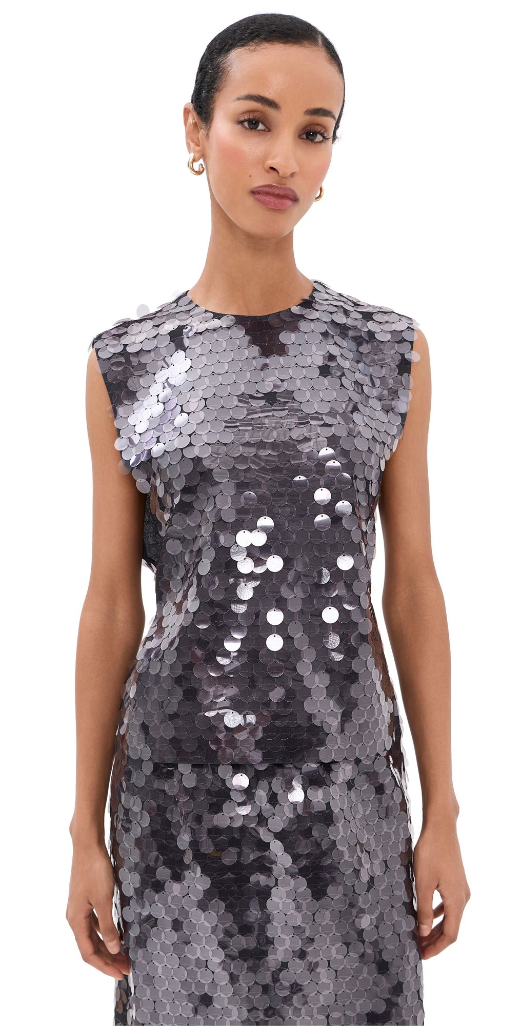 Tibi Pastille Bib Top Lavender Grey 6