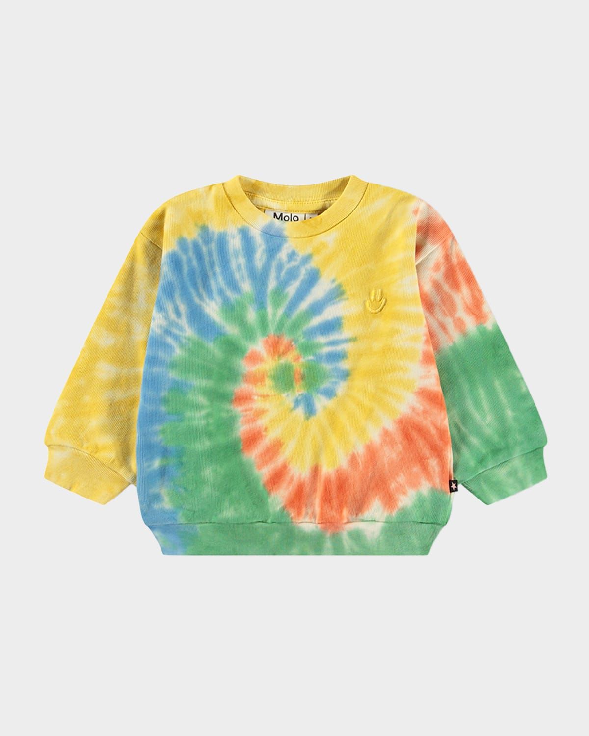 Boy & apos;s Dear Tie-Dye Organic Cotton Sweatshirt, Size 6M-2