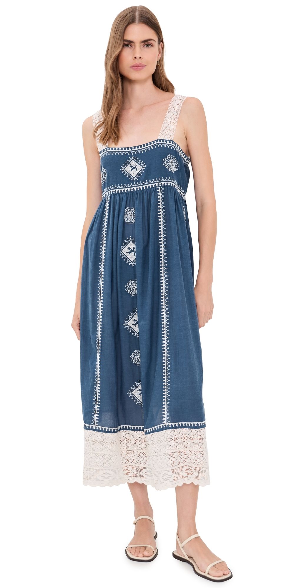 THE GREAT. The Sparrow Dress Mineral 2