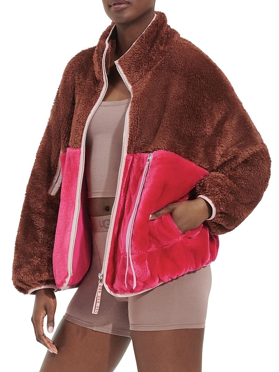 Women's Marlene Sherpa Jacket - Cherrywood - Size XL