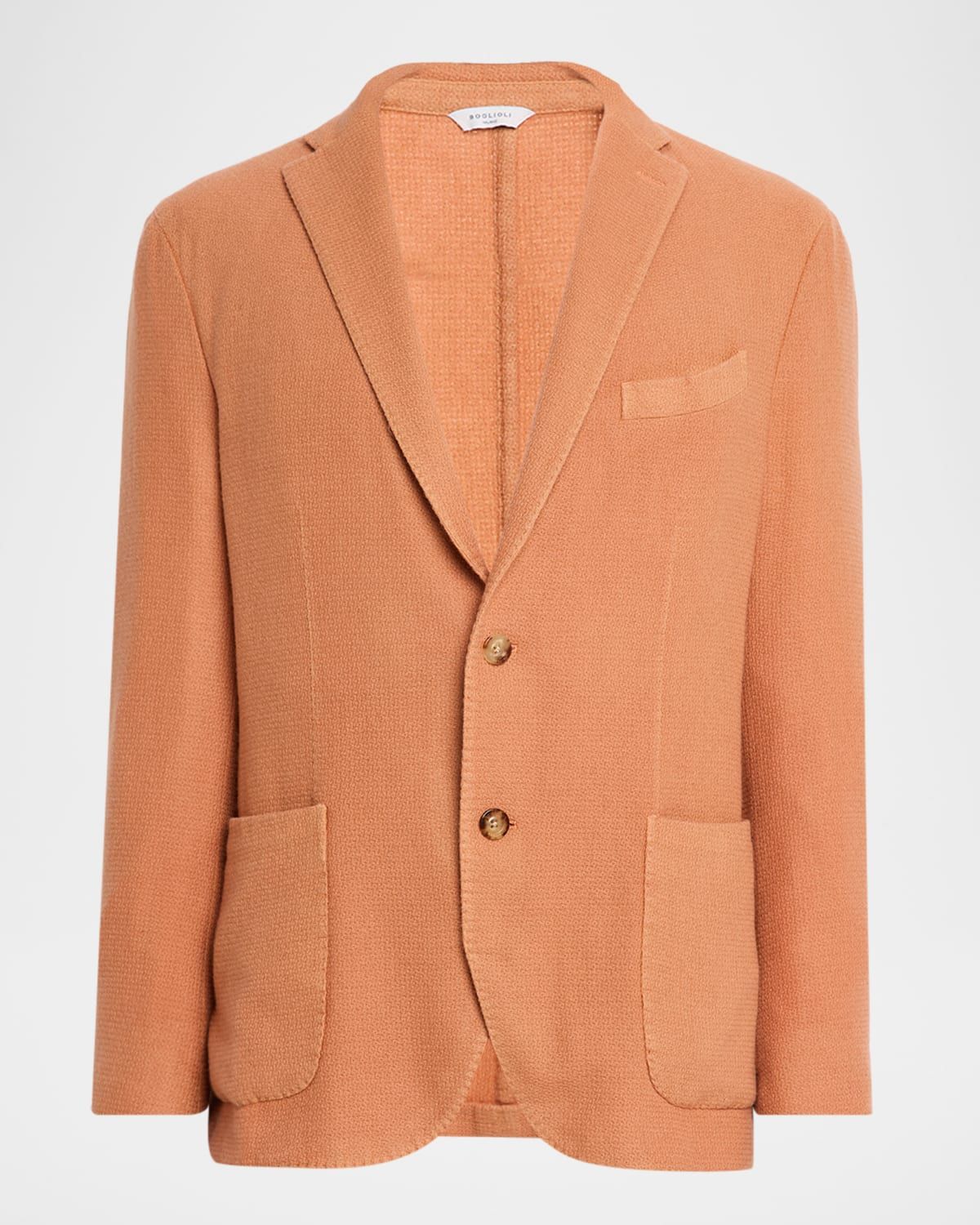 Men & apos;s Textured Cashmere Two-Button Blazer