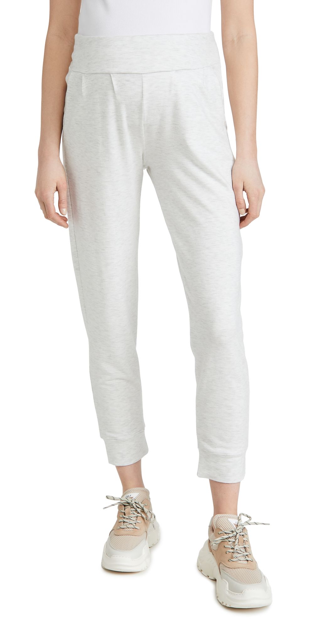 HATCH The Indoor Outdoor Joggers Oat Melange 1