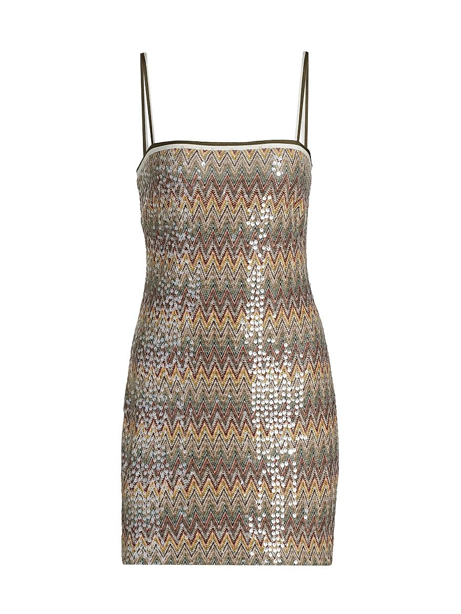 Women's Ivanna Sequin Embellished Minidress - Boca Sequin - Size 14