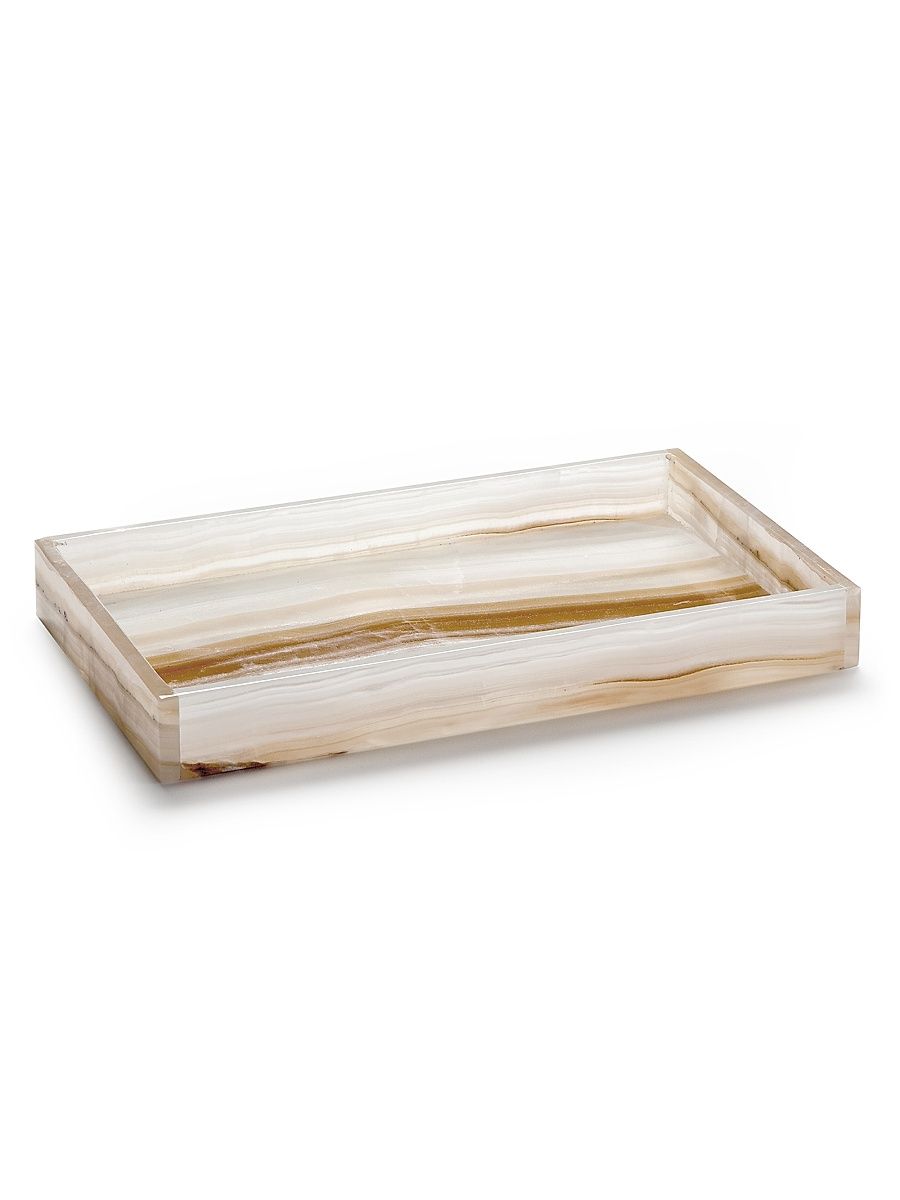 Ambarino Onyx Tray - Ivory