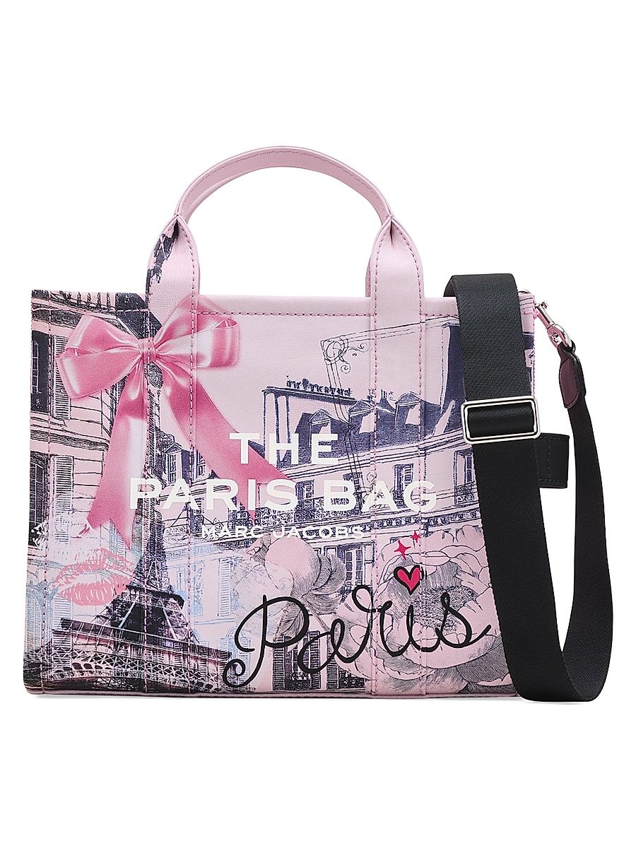 Women's The City Collection Medium Cotton-Blend Tote Bag - Paris