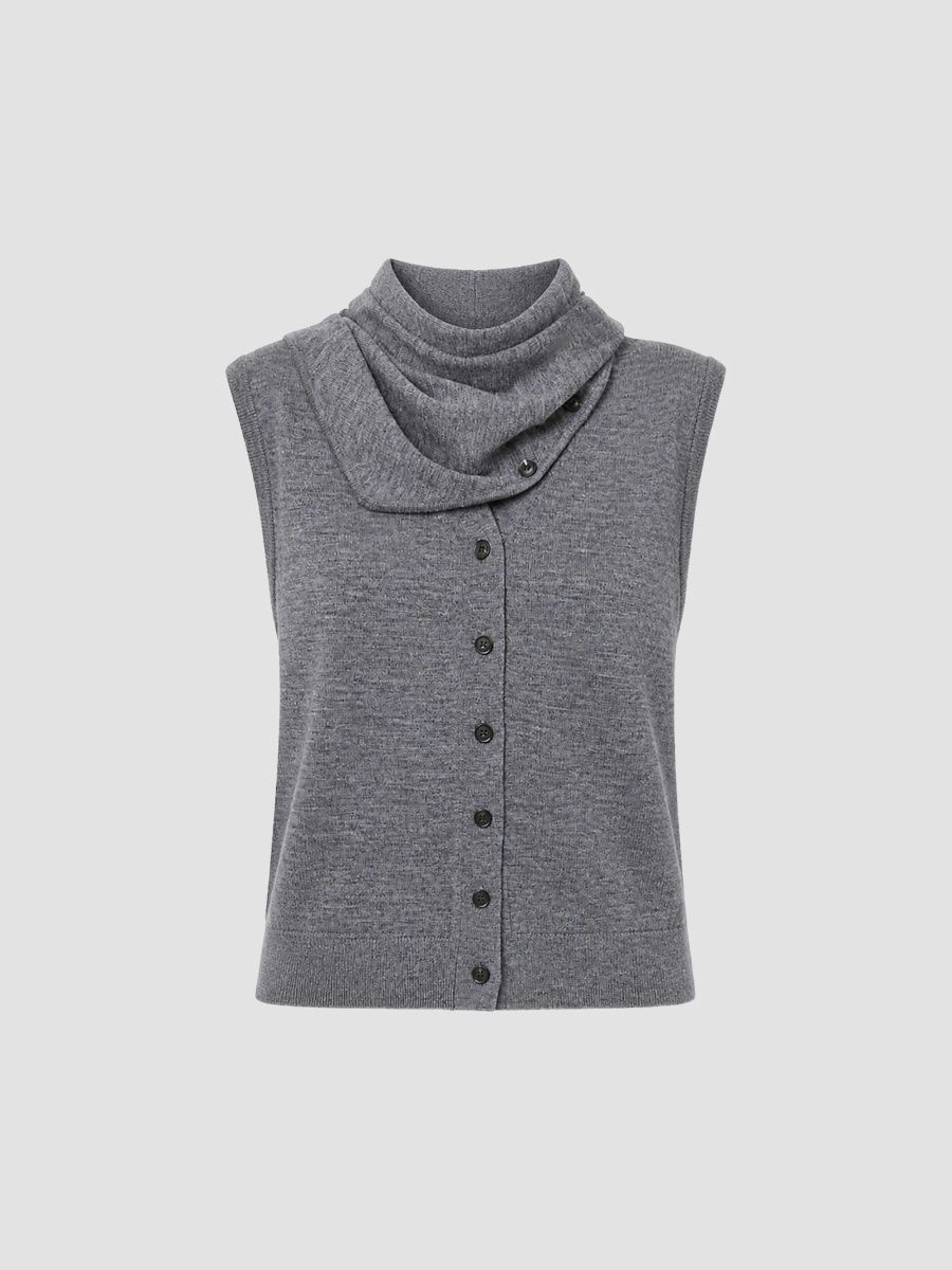 Nicholas the Label Women's Willa Superfine Merino Wool Cardigan - Charcoal - Size XL