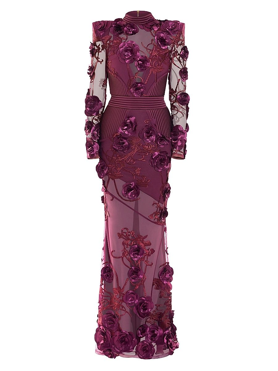 Zhivago Women's One More Kiss Dear Gown - Plum - Size 2