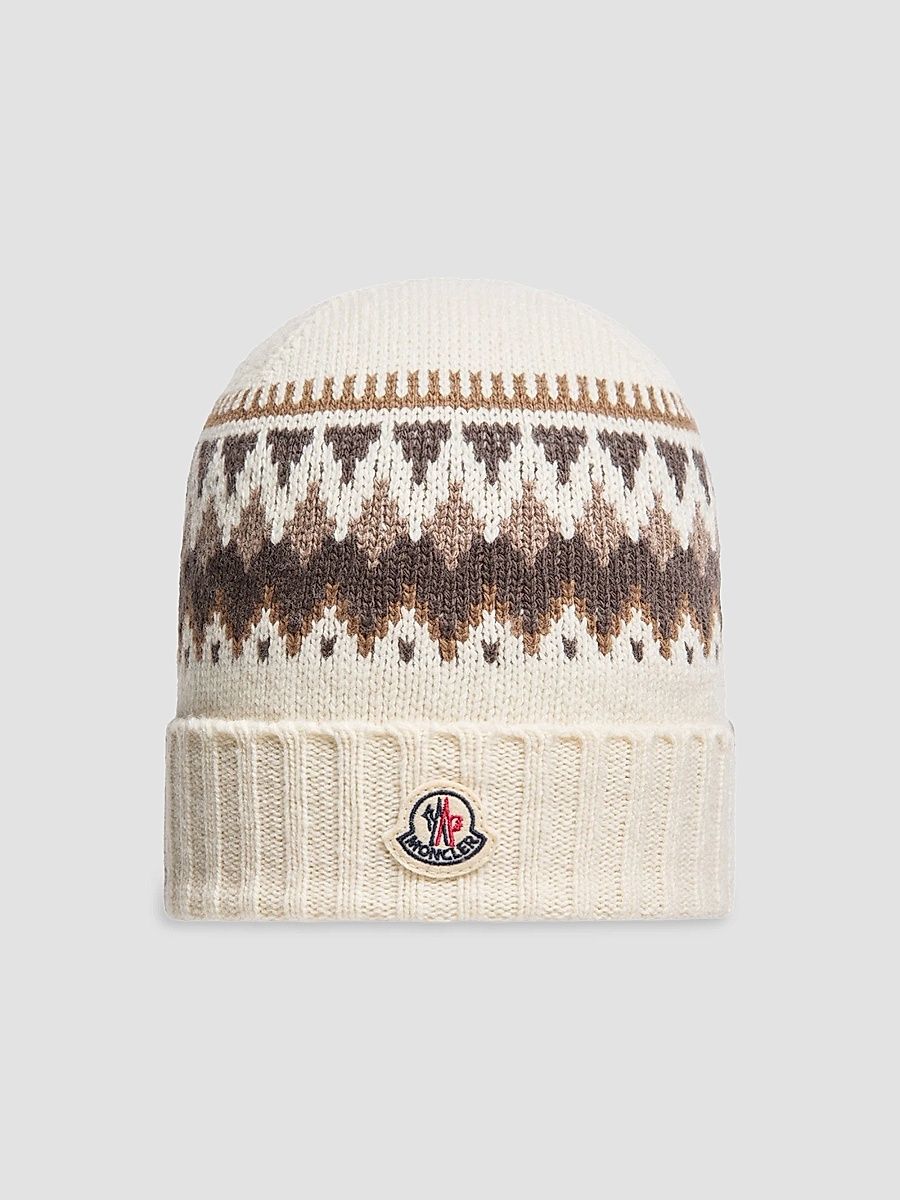 Little Boy's & Boy's Beanie Hat in Wool - White - Size 8