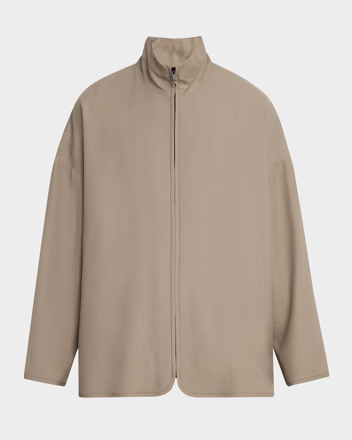 Men & apos;s High-Neck Zip Jacket