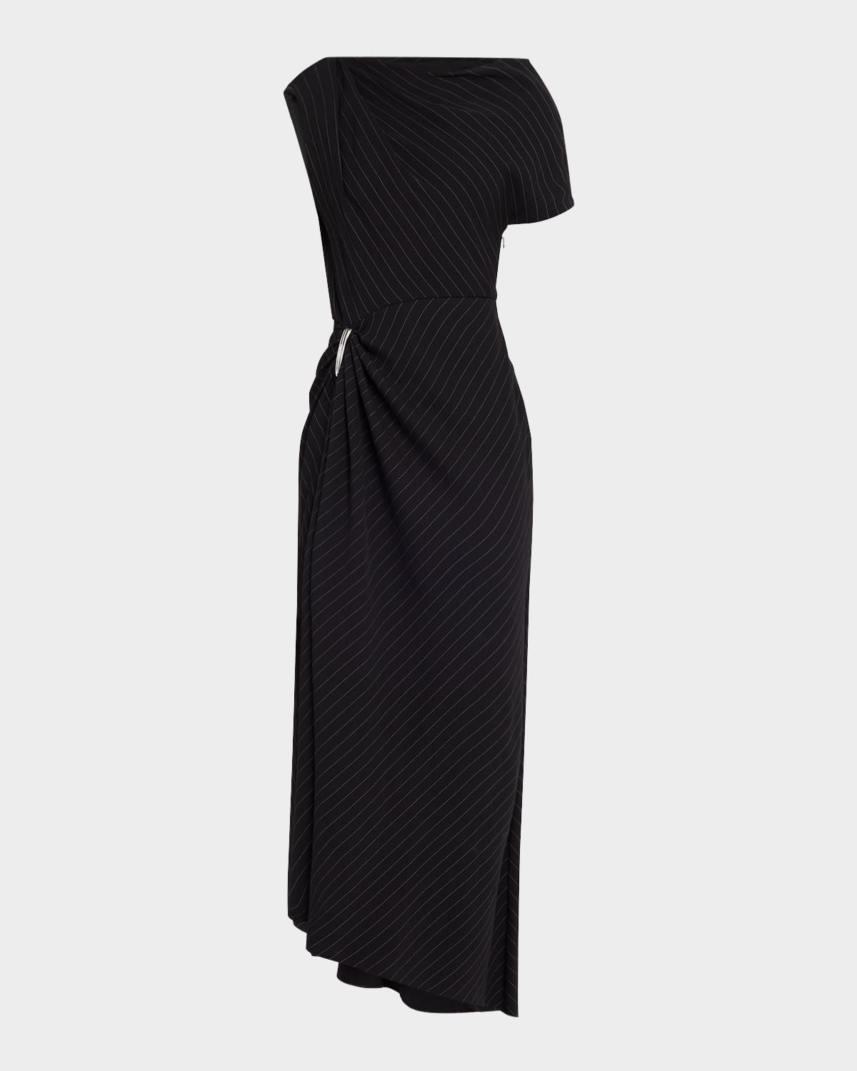 The Lowery Asymmetric Draped Dress