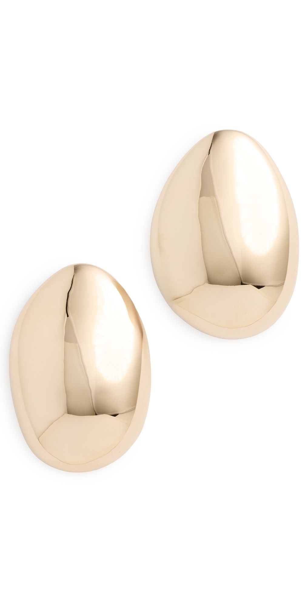 Annika Inez Spoon Earrings Gold One Size
