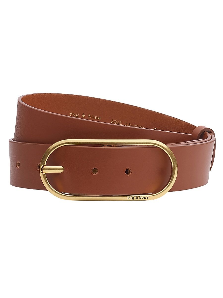 Women's Rebound Leather Belt - Whiskey - Size Medium