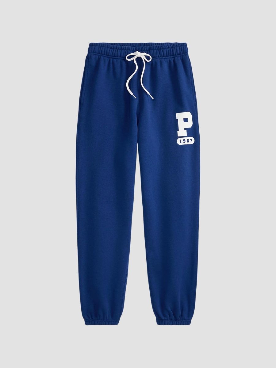 Polo Ralph Lauren Women's Vintage Logo Fleece Jogger Pants - Fall Royal - Size Large