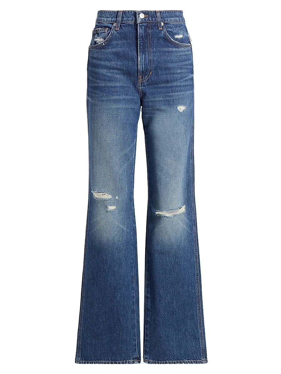 Women's Dylan High-Rise Straight-Leg Jeans - City Lights - Size 30