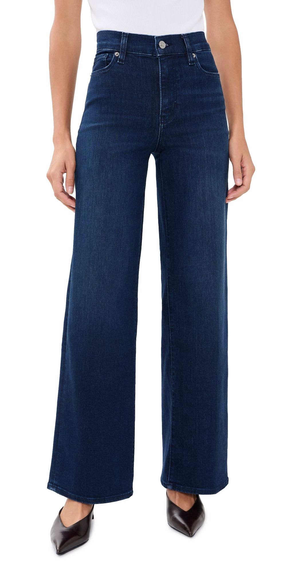 FRAME Le Slim Palazzo Jeans Ultraviolet 30