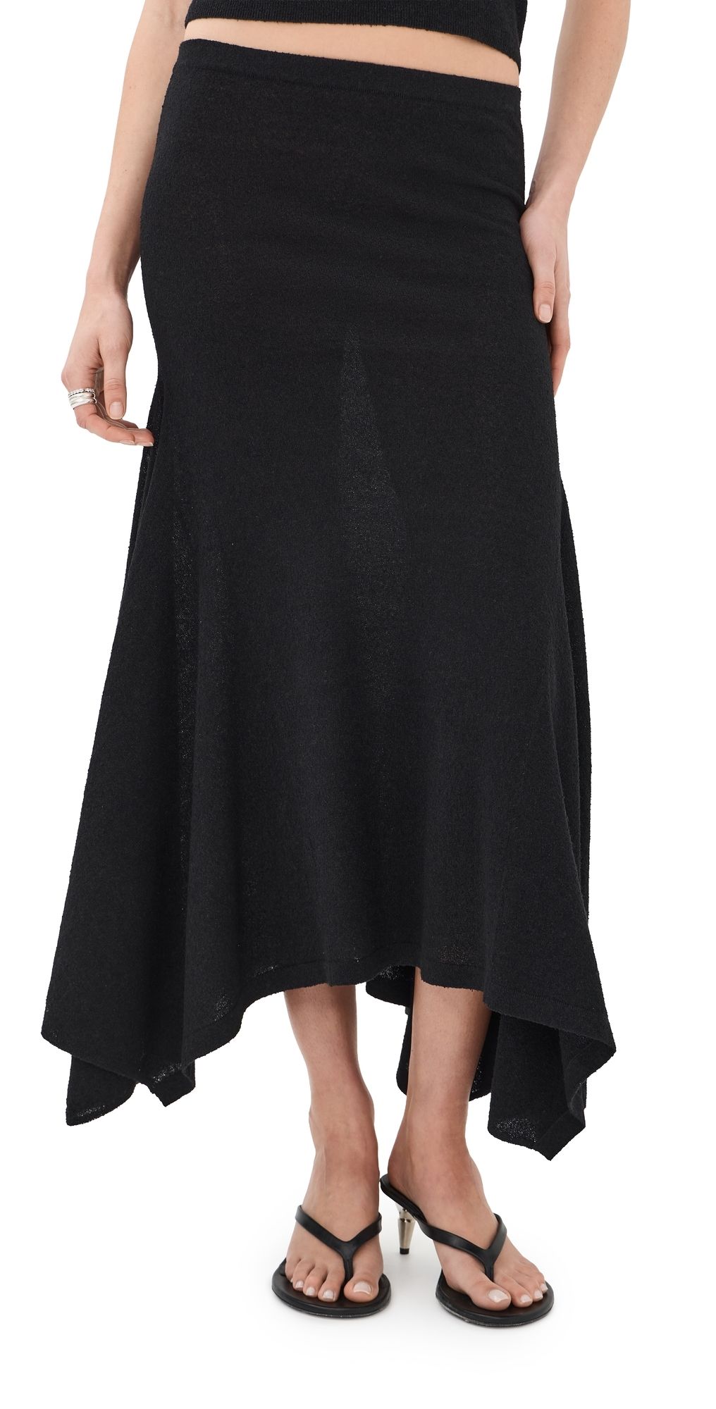 CO Knit Skirt Black L