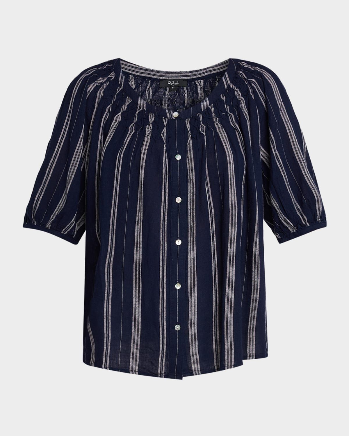 Rix Stripe Linen Blouse