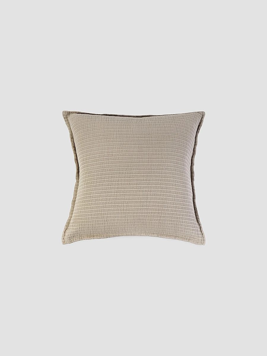 Pom Pom at Home Chatham Linen Euro Sham - Natural - Size Queen
