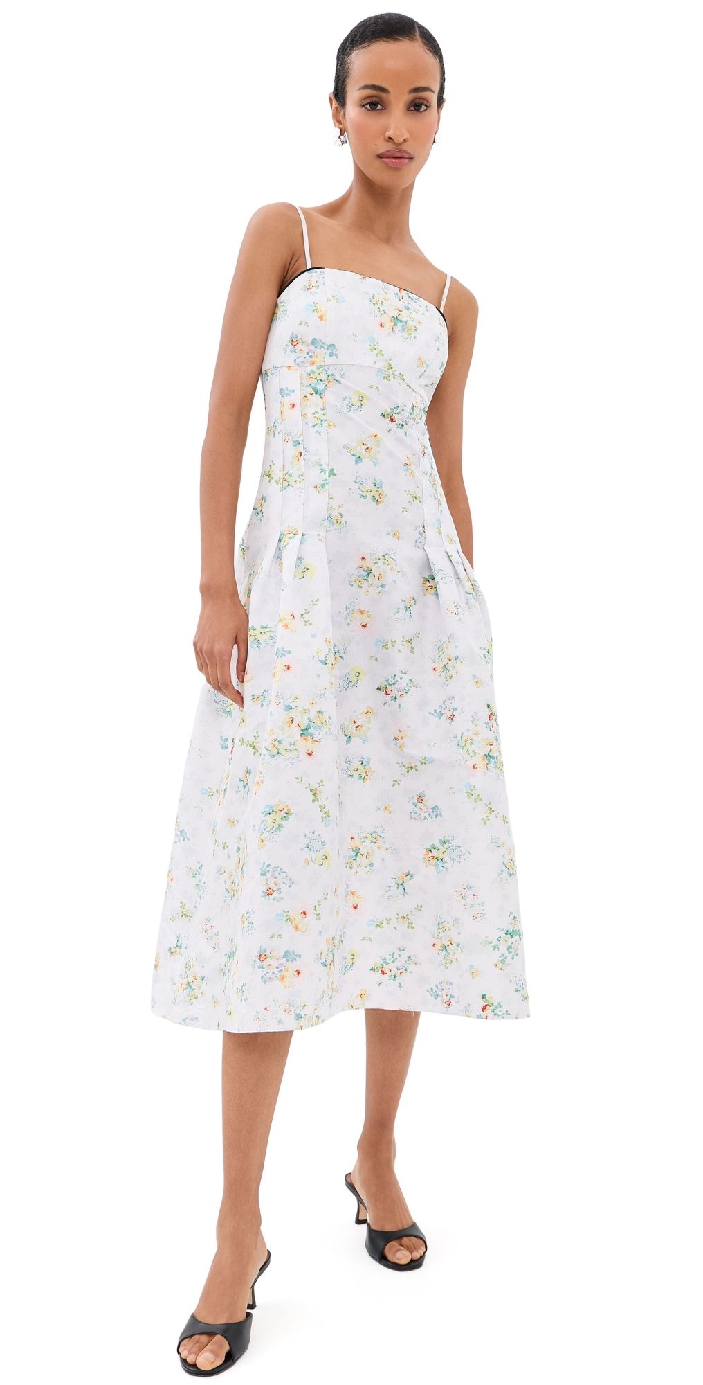 Kika Vargas Lena Midi Dress Pastel 4