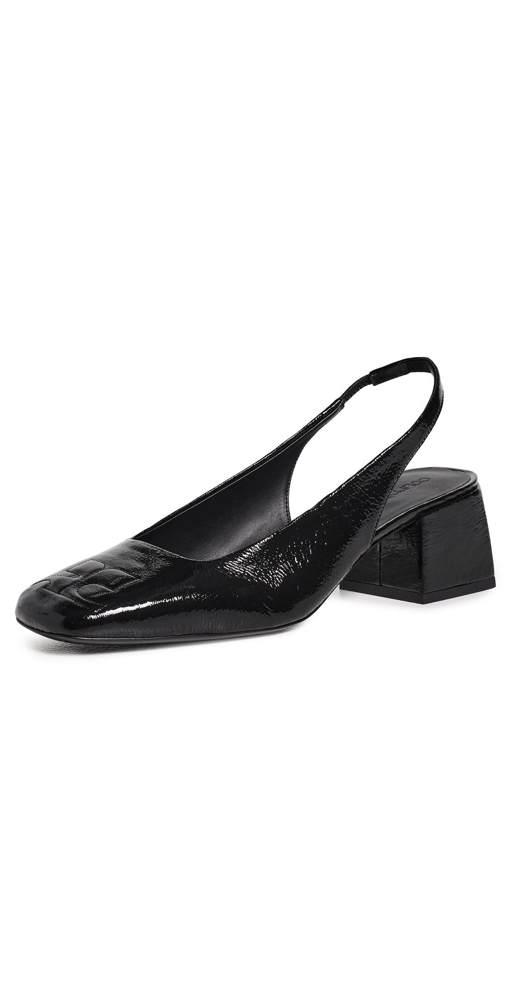 Courrèges AC Shadow Slingback Heels Black 41