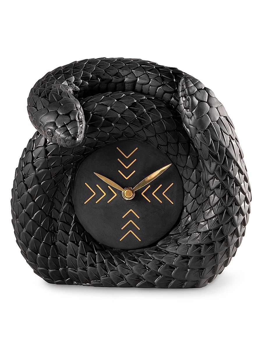 Snakes Porcelain Clock