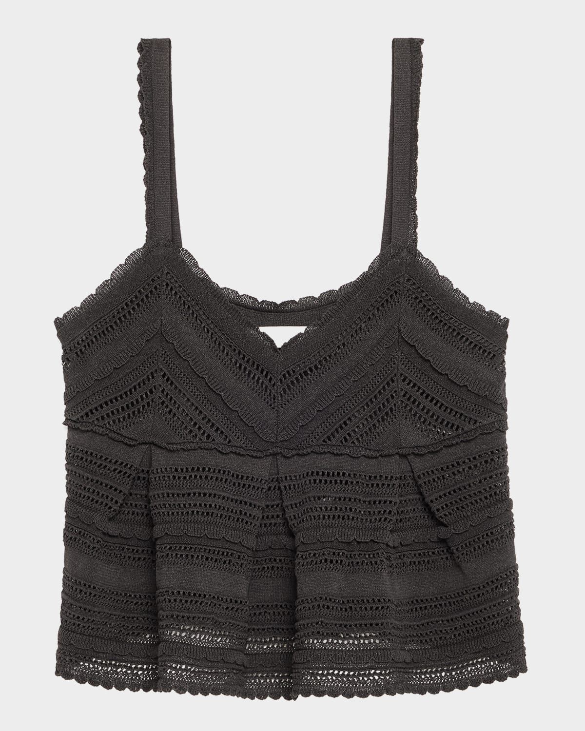 Lucky Lace Knit Tank Top