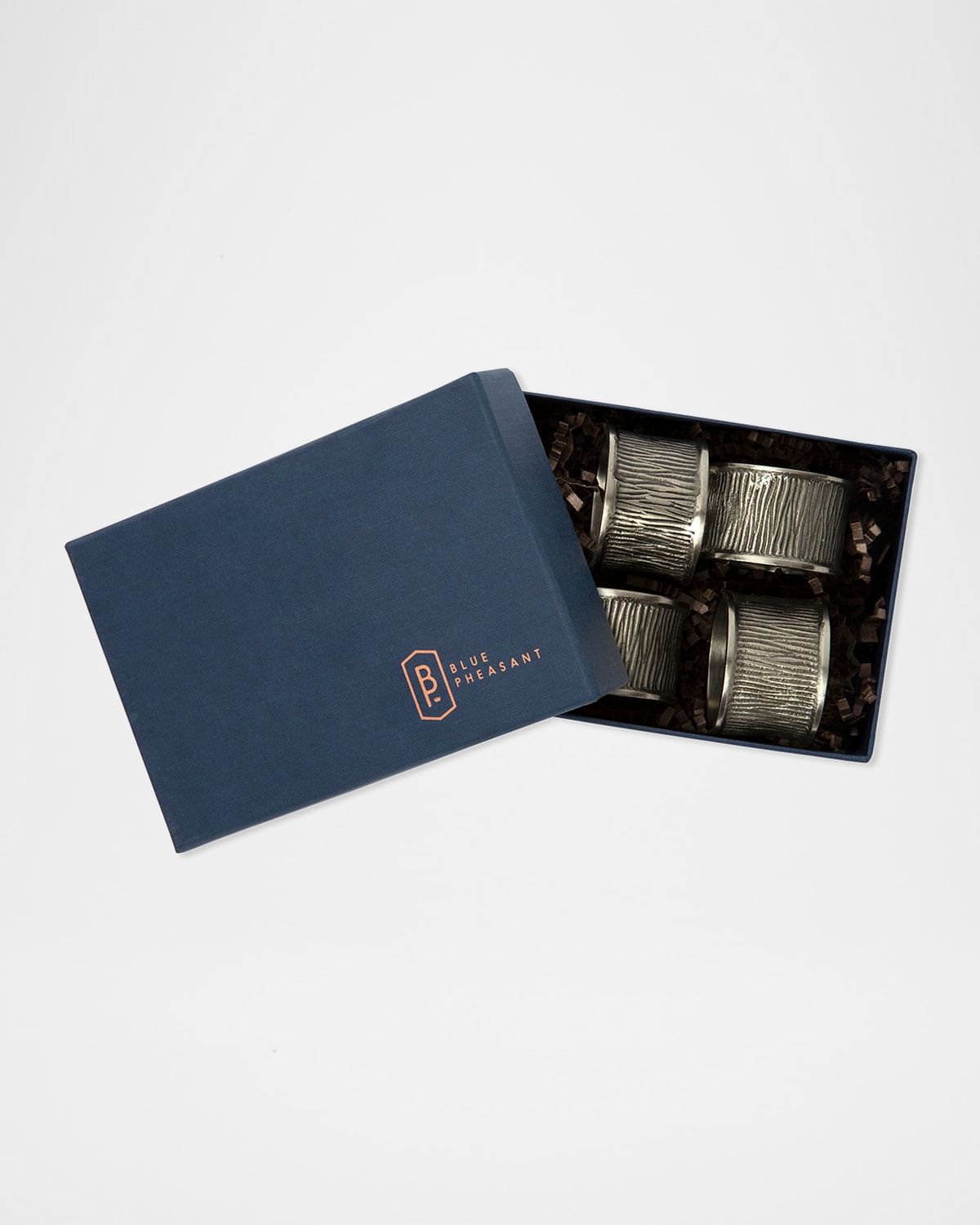 Ellery Pewter Napkin Rings, Set of 4