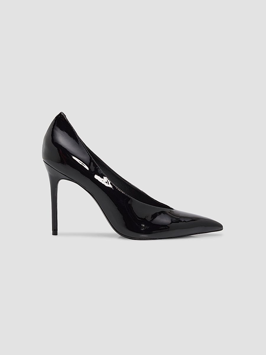 Women's Claudia 100MM Leather Pumps - Black - Size 9