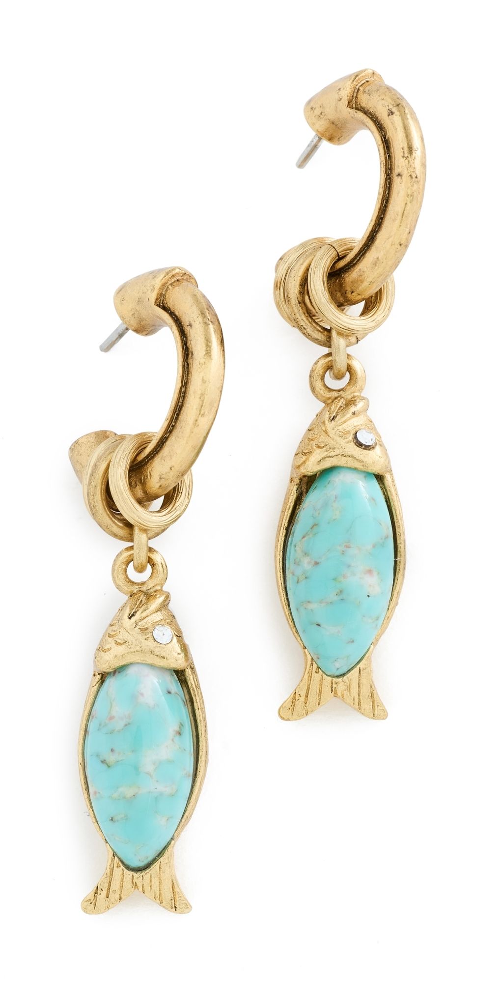 Elizabeth Cole Turiel Earrings Blue One Size