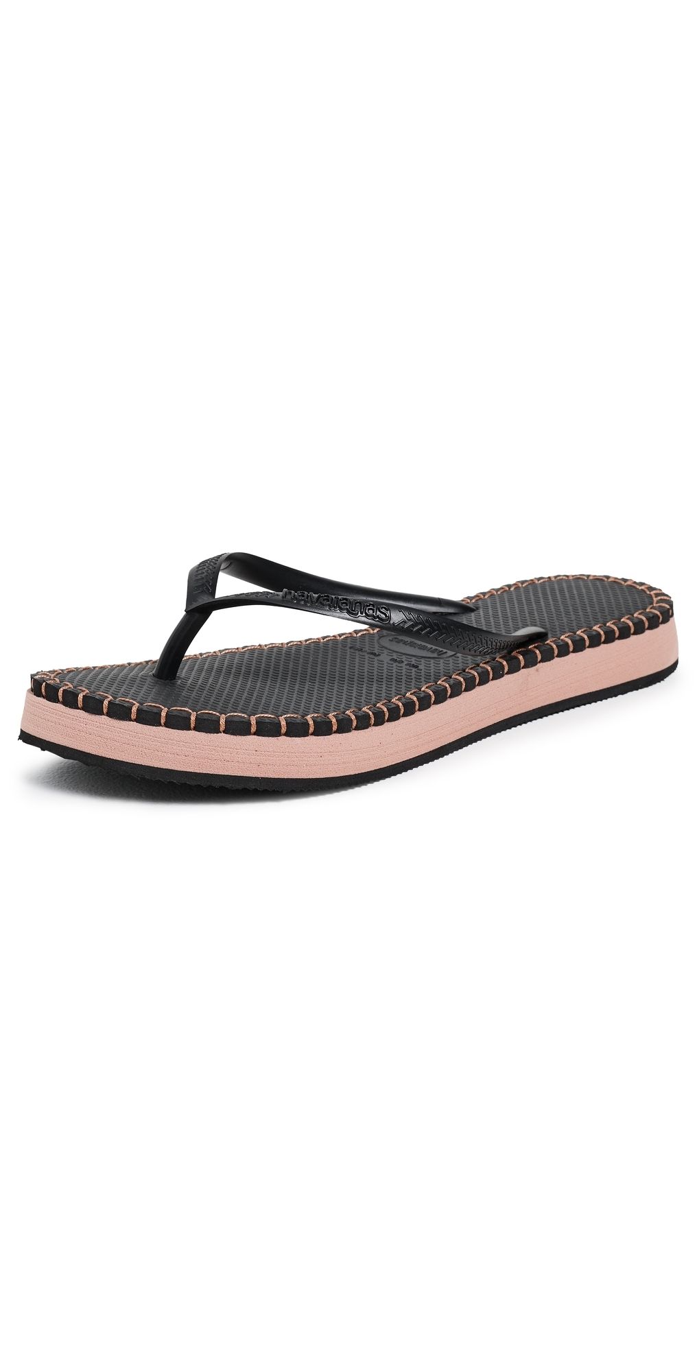 Havaianas Slim Flatform Loop Sandals Black 11/12