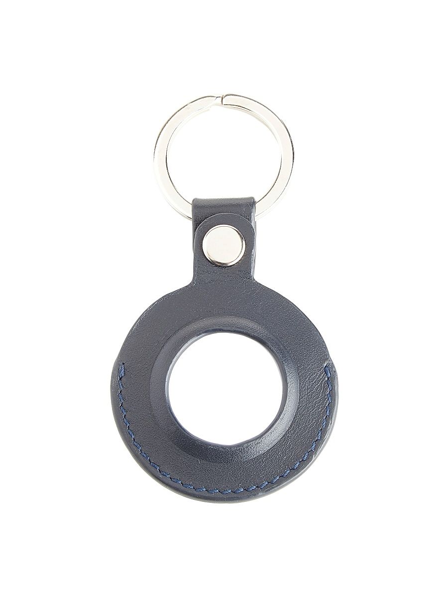 Royce New York Leather Air Tag Sleeve - Navy