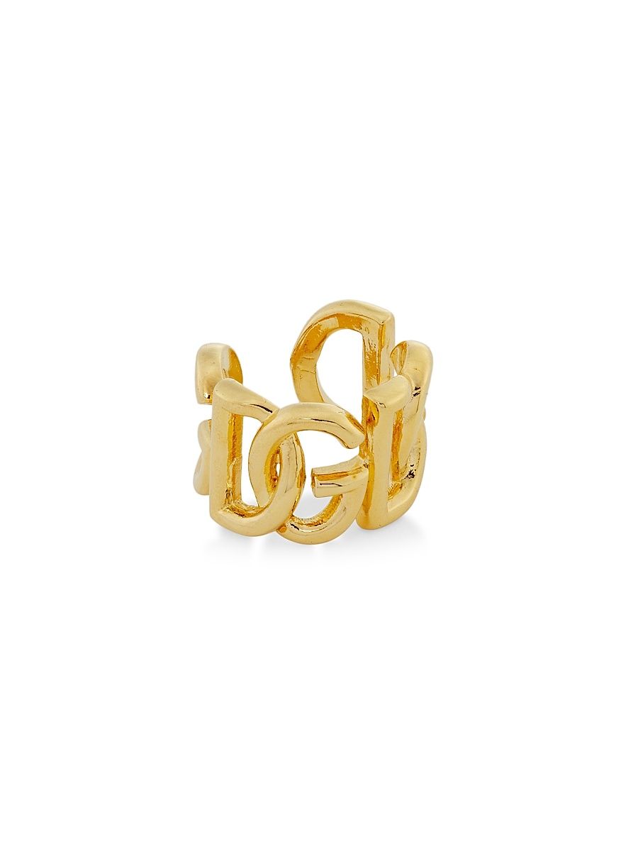 Women's Goldtone Monogram Ear Cuff - Gold
