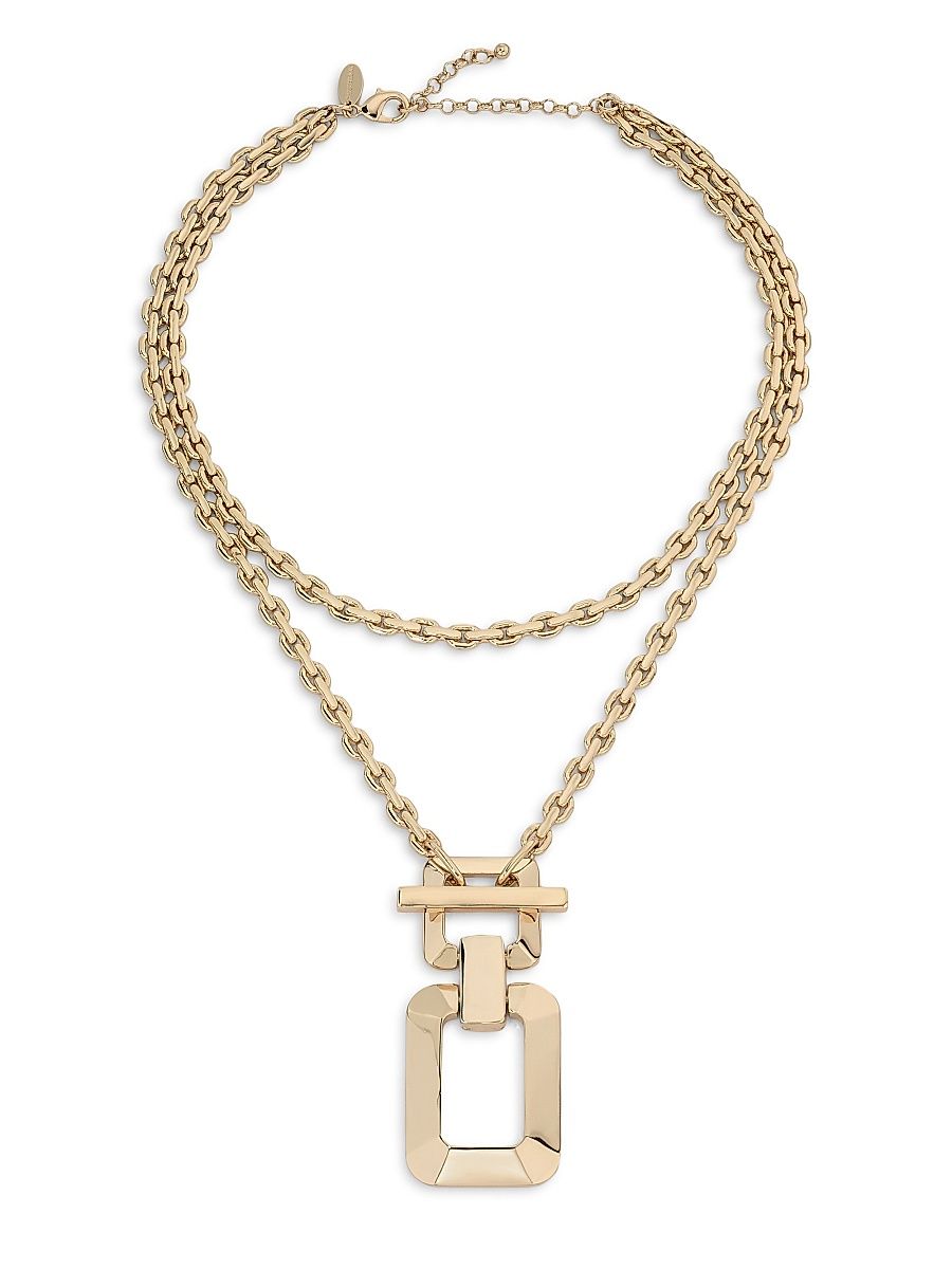 Women's Lucia Goldtone Pendant Necklace - Gold