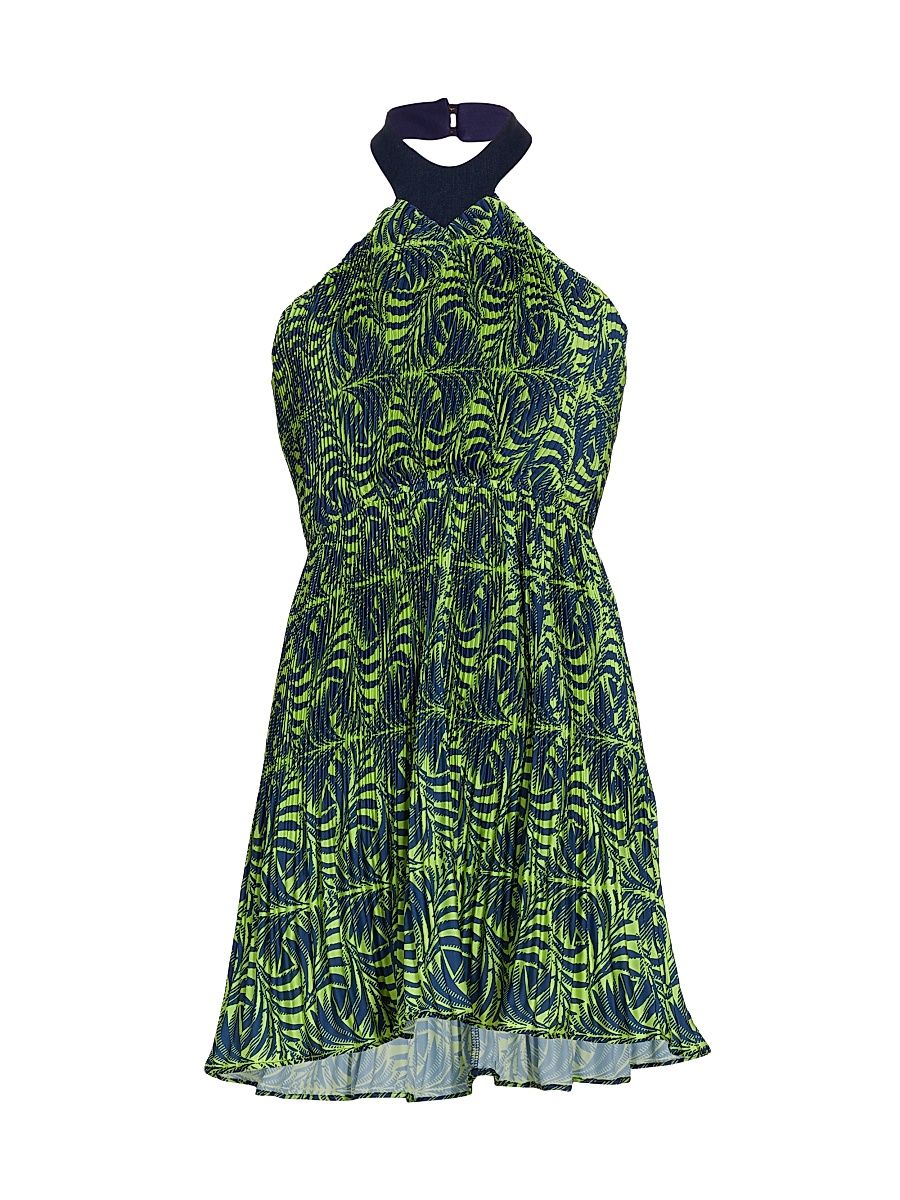 Women's Kamia Printed Minidress - Sage Navy - Size 10