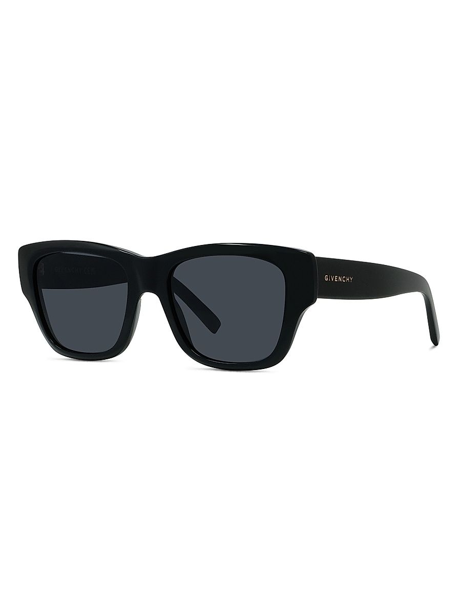 Men's City 53MM Geometric Sunglasses - Black
