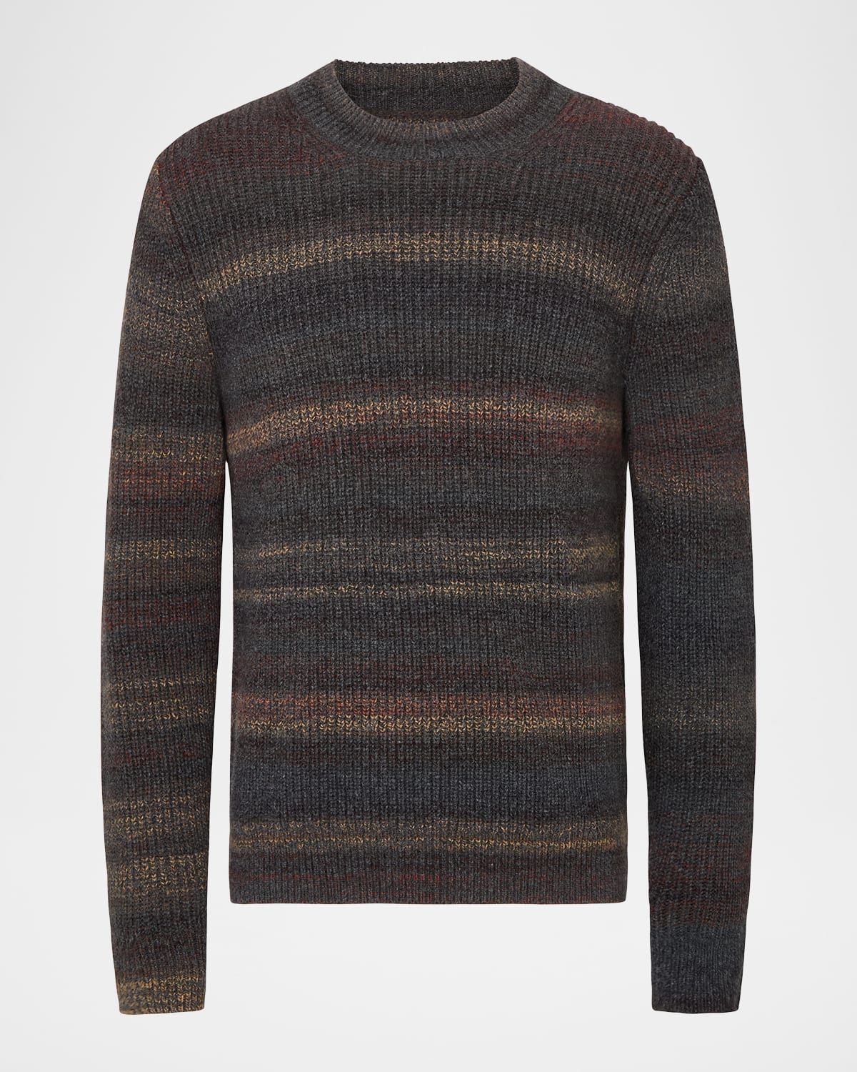 Men & apos;s Space-Dye Shaker Wool-Blend Crewneck Sweater