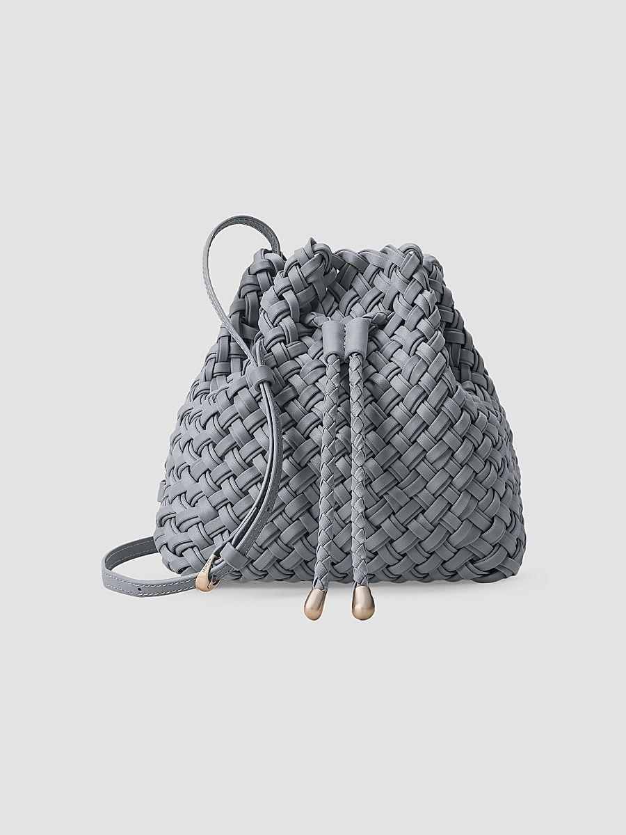 Women's Gramercy Double Weave Bucket Bag - Etna