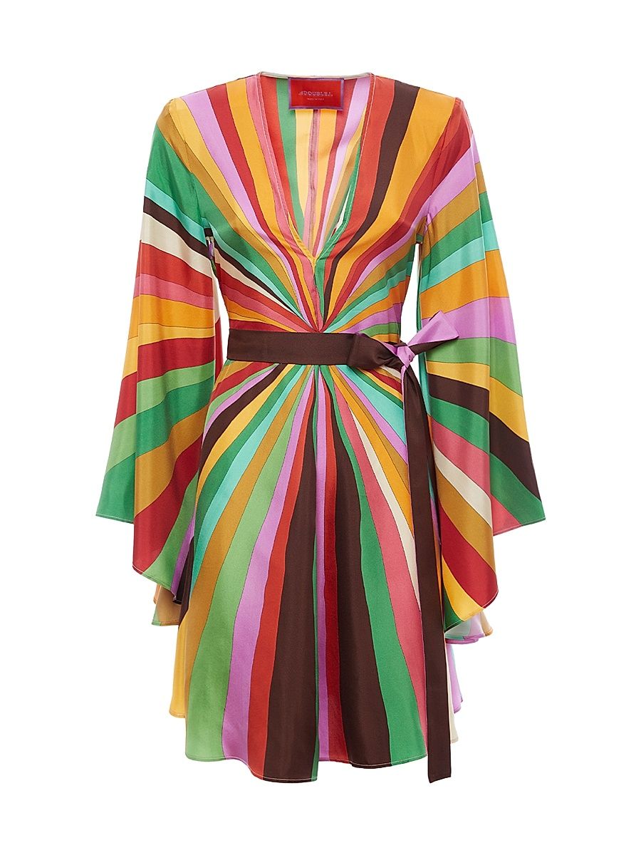Women's Mini Magnifico Placée Dress - Rainbow Place Multicolor - Size 0
