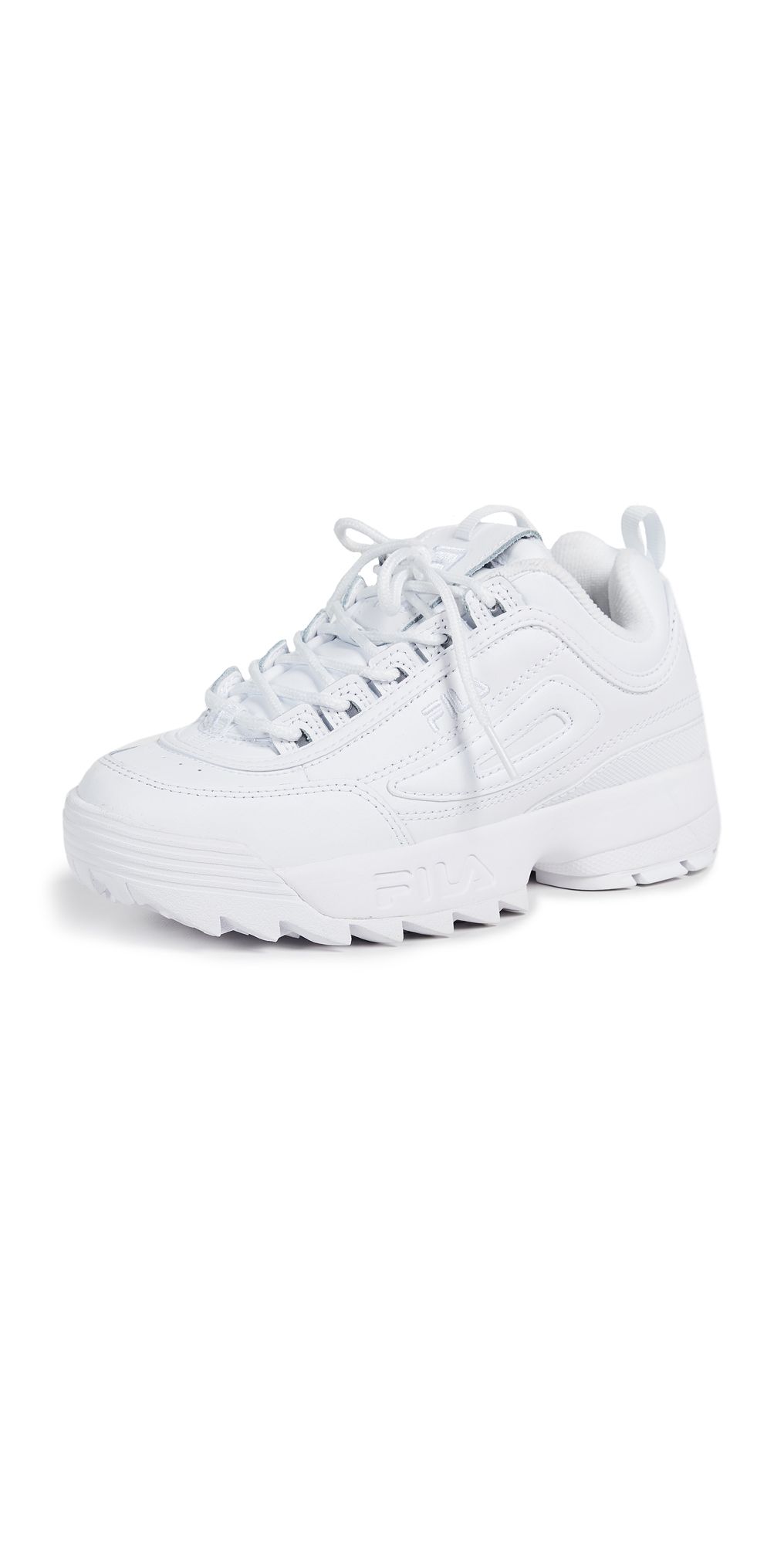 Fila Disruptor II Premium Sneakers White/White/White 6.5